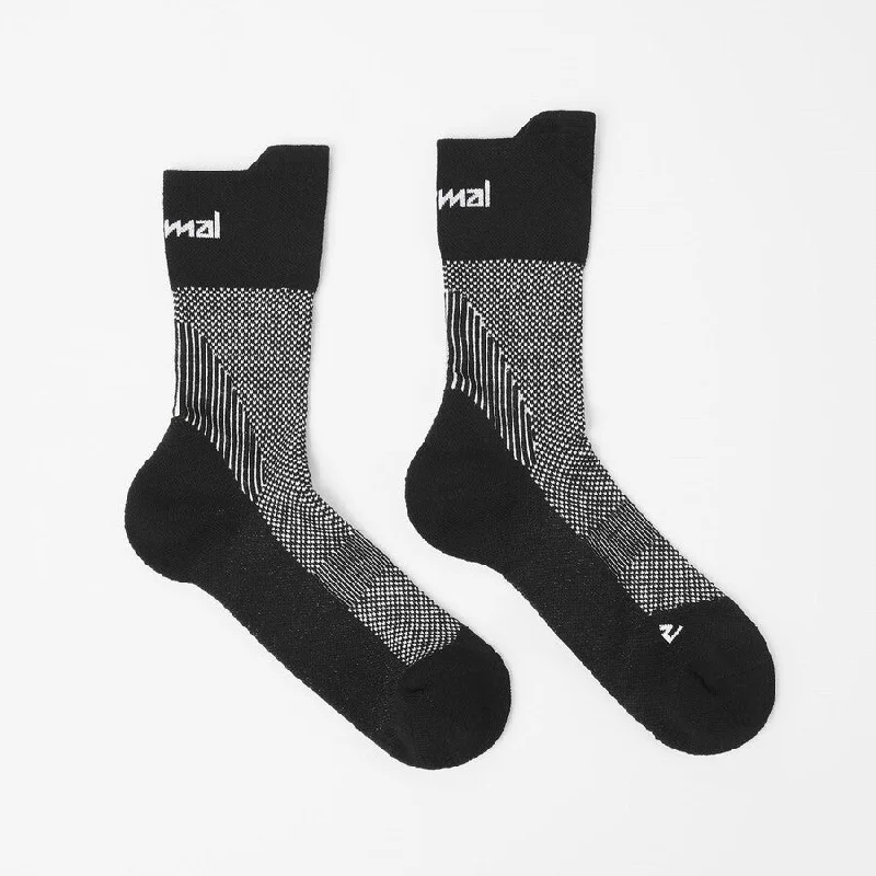 Women's cashmere - blend socks for extra softnessNNormal Running Socks | Black