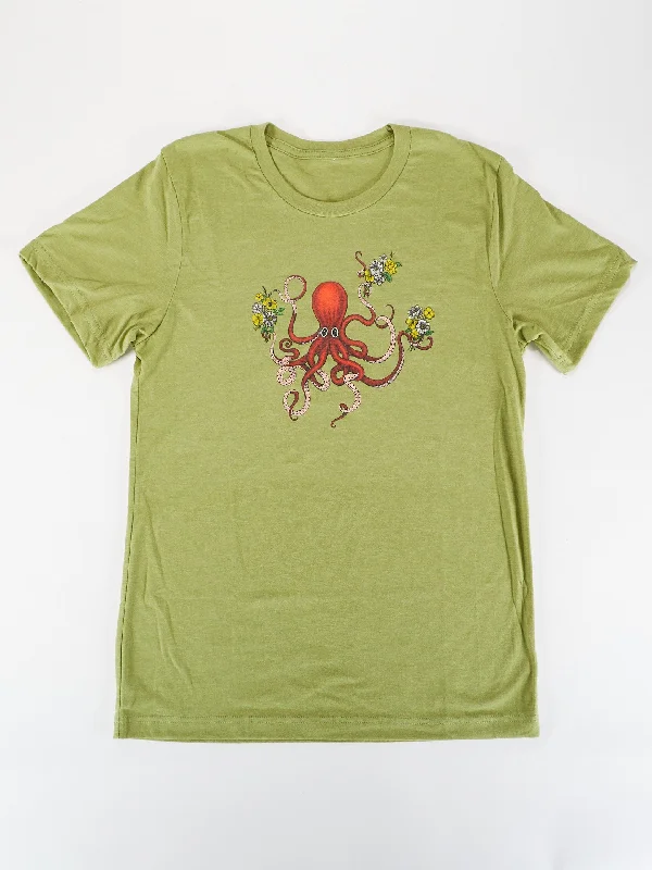 Women's sheer over - the - knee socks for a sexy appealOctopus T-Shirt