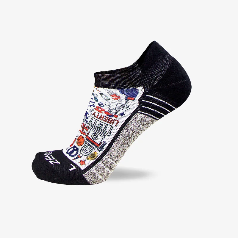 Women's compression socks for improved circulationPhiladelphia Socks (No Show)