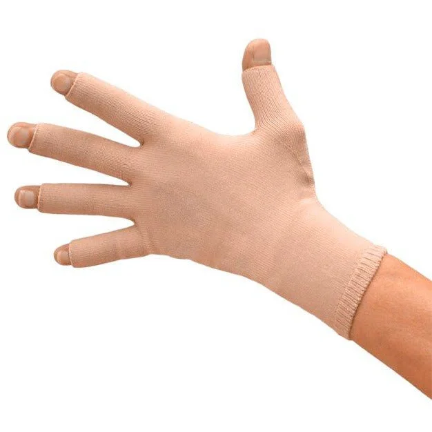 Women's thigh - high socks in a fishnet patternL&R ExoSoft™ Glove 20-30 mmHg, Full Finger