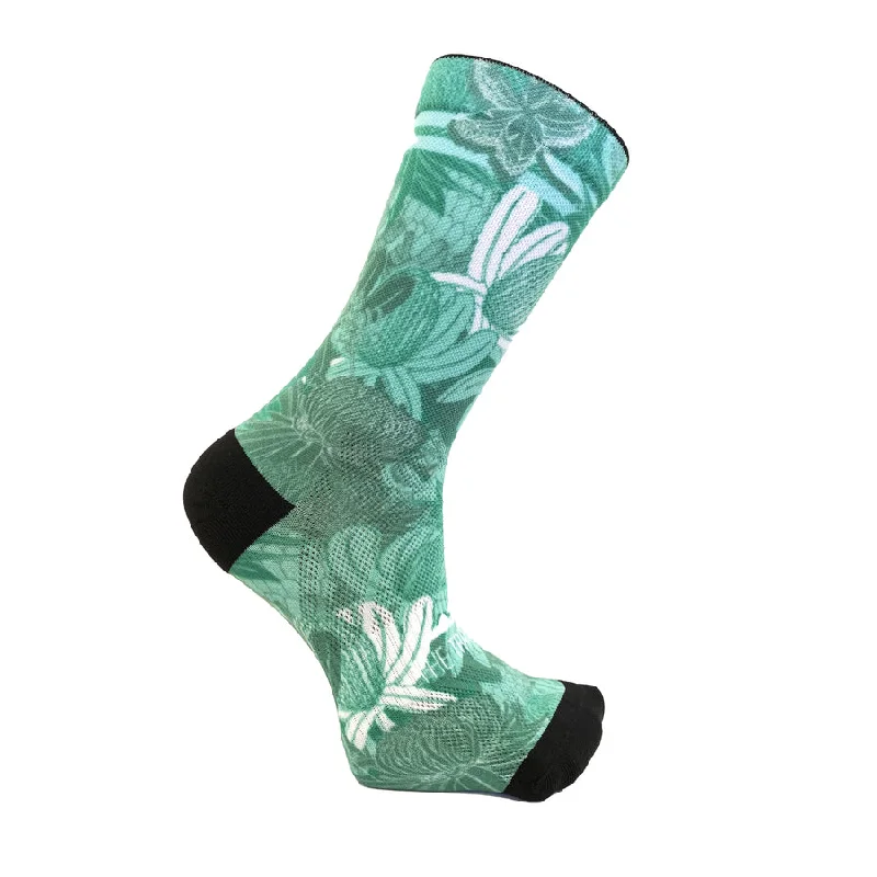 Women's leather - look socks for an edgy styleThe Trail Co. Running Socks | Green Bloom