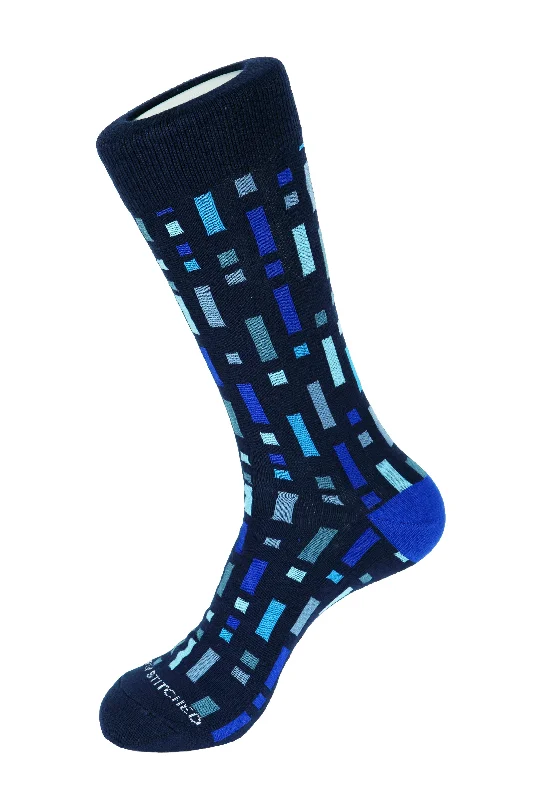 Falling Blocks Crew Sock