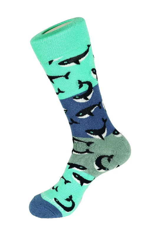 Whales Crew Sock