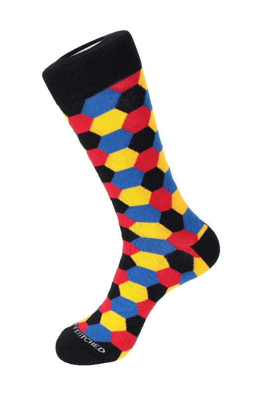 Honeycombs Crew Sock