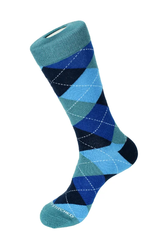 Women's argyle - patterned thigh - high socksTraditional Argyles Crew Sock