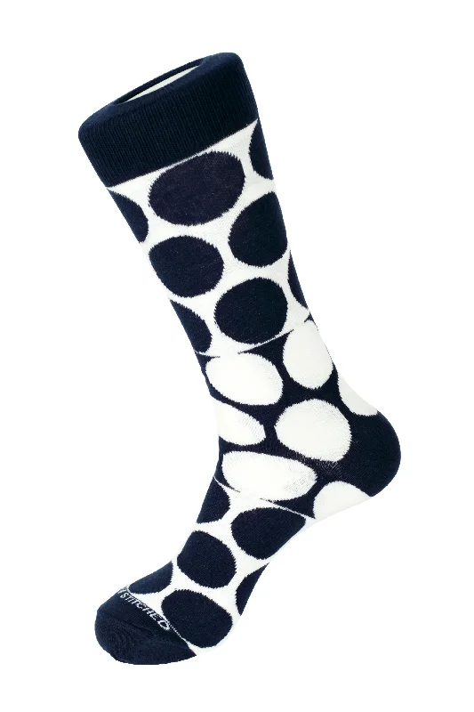 Women's cashmere - blend socks for extra softnessInverted Dot Crew Sock