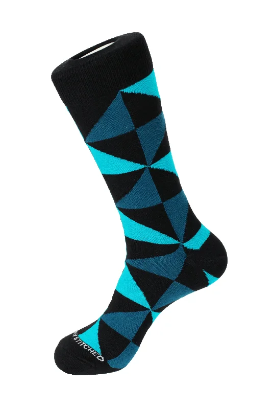 Women's ankle socks with a frilly edgeBalanced Diamond Crew Sock