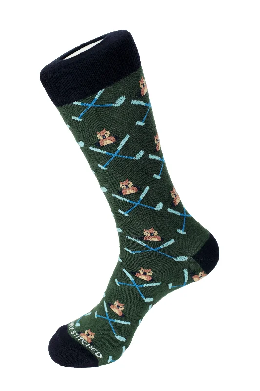 Women's moisture - wicking socks for sportsGofer Golf Crew Sock