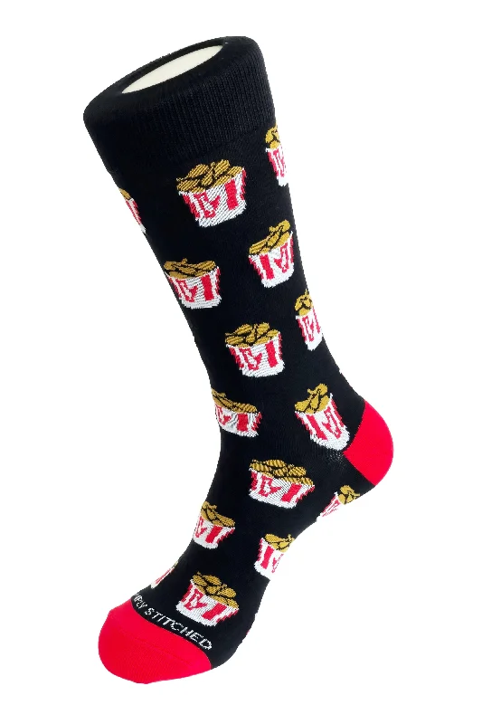 Women's adjustable - fit socks for a customized feelFRIED CHICKEN BUCKET