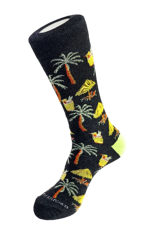 Women's sheer over - the - knee socks for a sexy appealISLAND VIBES
