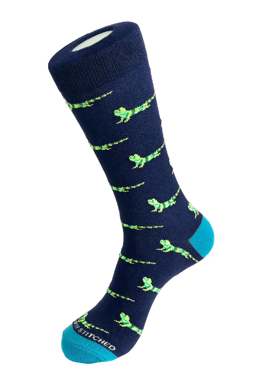 Women's ankle socks with a frilly edgeIGUANA