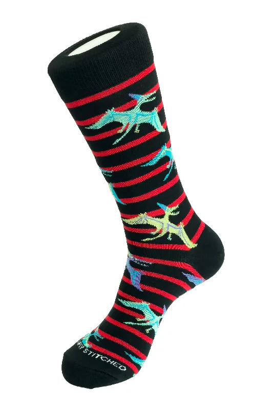 Women's anti - odor socks for long - day freshnessPTERODACTYLE