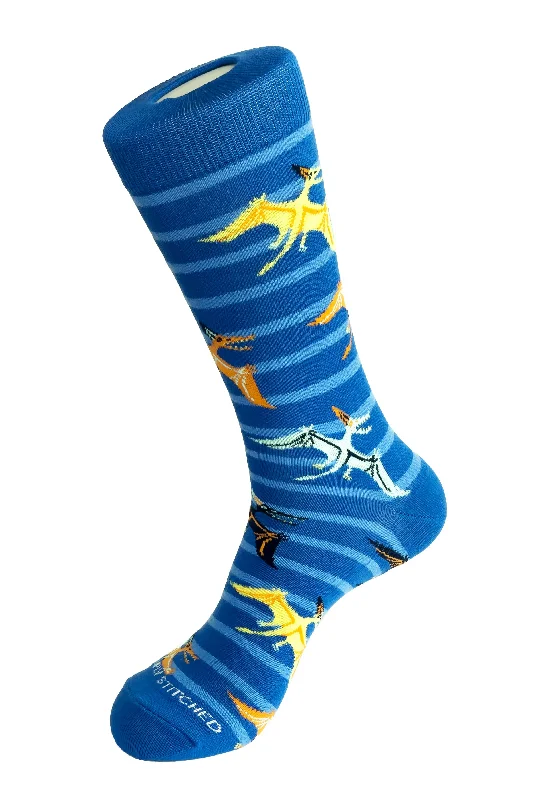 Women's wool - rich socks for winter warmthPTERODACTYLE