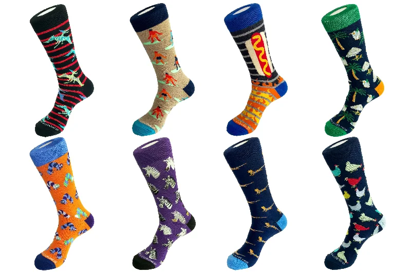 Women's cashmere - blend socks for extra softnessCREW SOCK 8 PACK