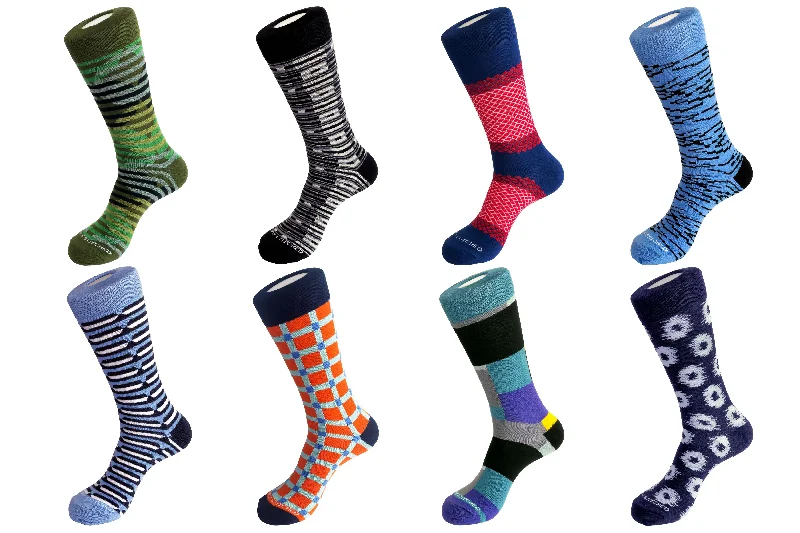Women's ankle socks with a frilly edgeCREW SOCK 8 PACK