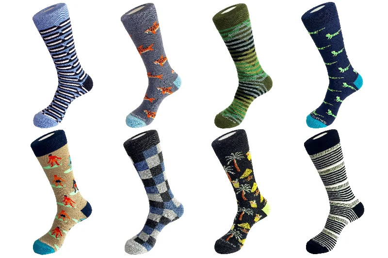 Women's adjustable - fit socks for a customized feelCREW SOCK 8 PACK