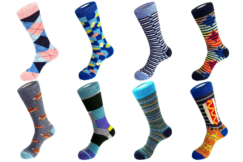 Women's hypoallergenic socks for sensitive skinCREW SOCK 8 PACK
