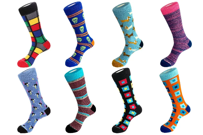 Women's cotton blend socks for breathabilityCREW SOCK 8 PACK