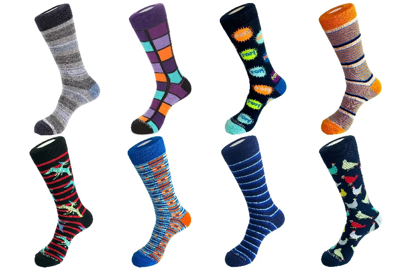 Women's adjustable - fit socks for a customized feelCREW SOCK 8 PACK