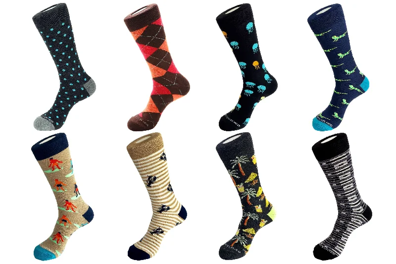 Women's leather - look socks for an edgy styleCREW SOCK 8 PACK
