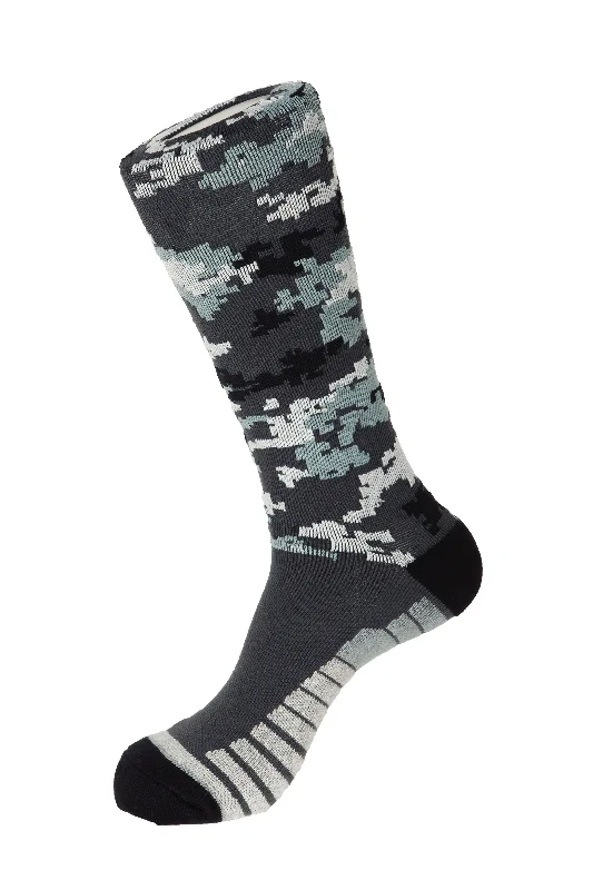 Women's bamboo fiber socks for eco - friendlinessCamo Pixels Athletic Socks