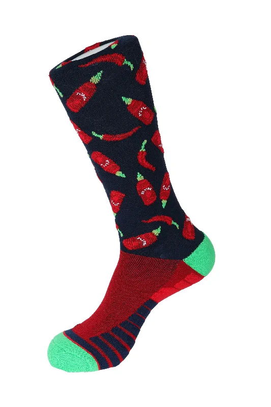 Women's thermal socks for cold weatherHot Sauce Athletic Socks