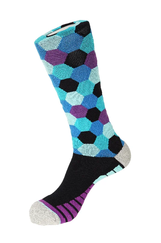 Women's nylon - reinforced socks for durabilityHoneyComb Athletic Socks