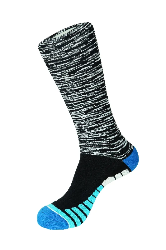 Women's ankle socks with a frilly edgeMelange Athletic Socks