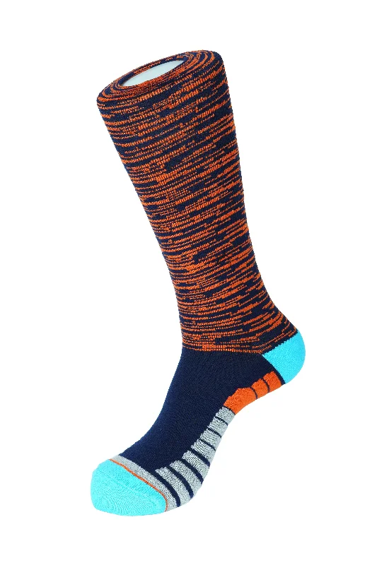 Women's leather - look socks for an edgy styleMelange Athletic Socks