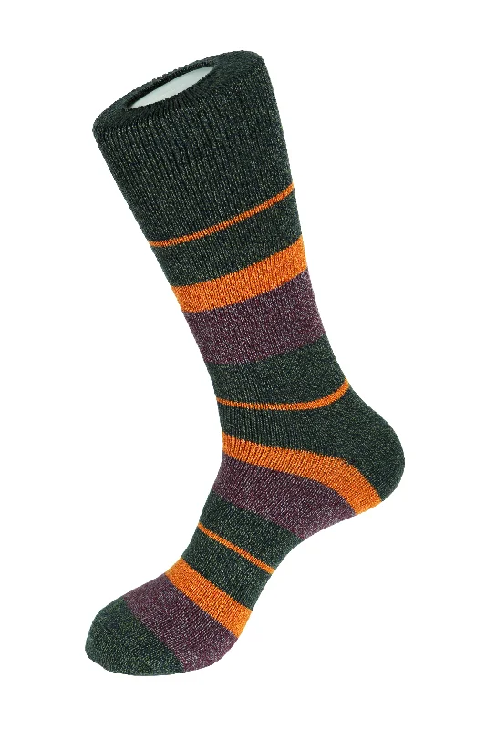 Women's non - slip socks for safetyFisherman Stripe Boot Sock
