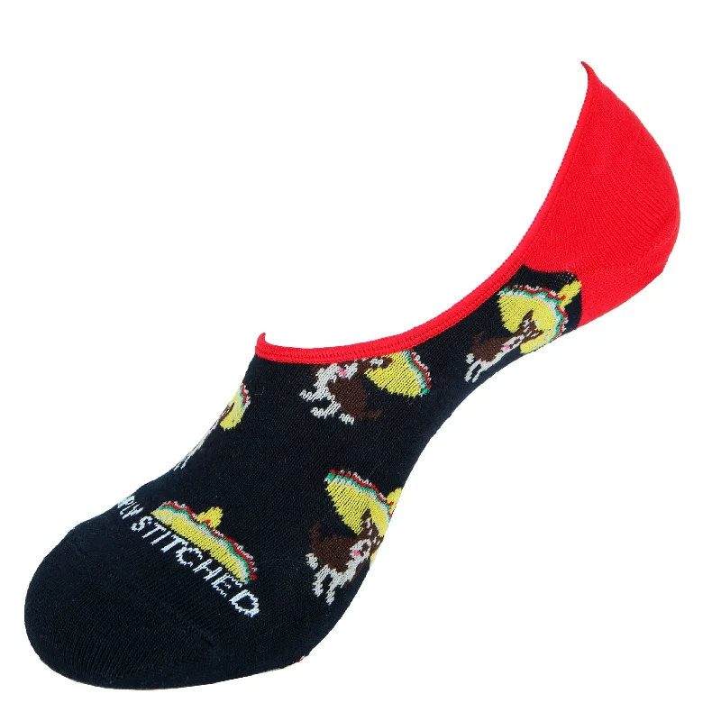 Women's bamboo fiber socks for eco - friendlinessSombrero Dog-No Shows