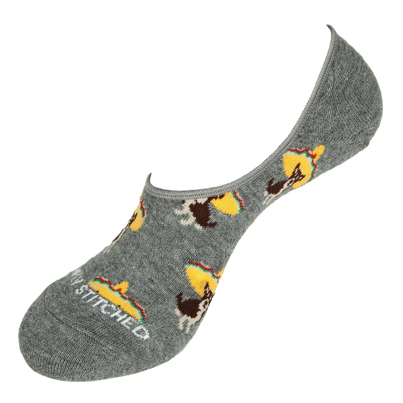 Women's adjustable - fit socks for a customized feelSombrero Dog-No Shows