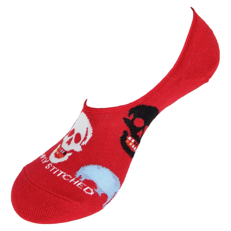 Women's microfiber socks for a lightweight optionSkulls-No Show