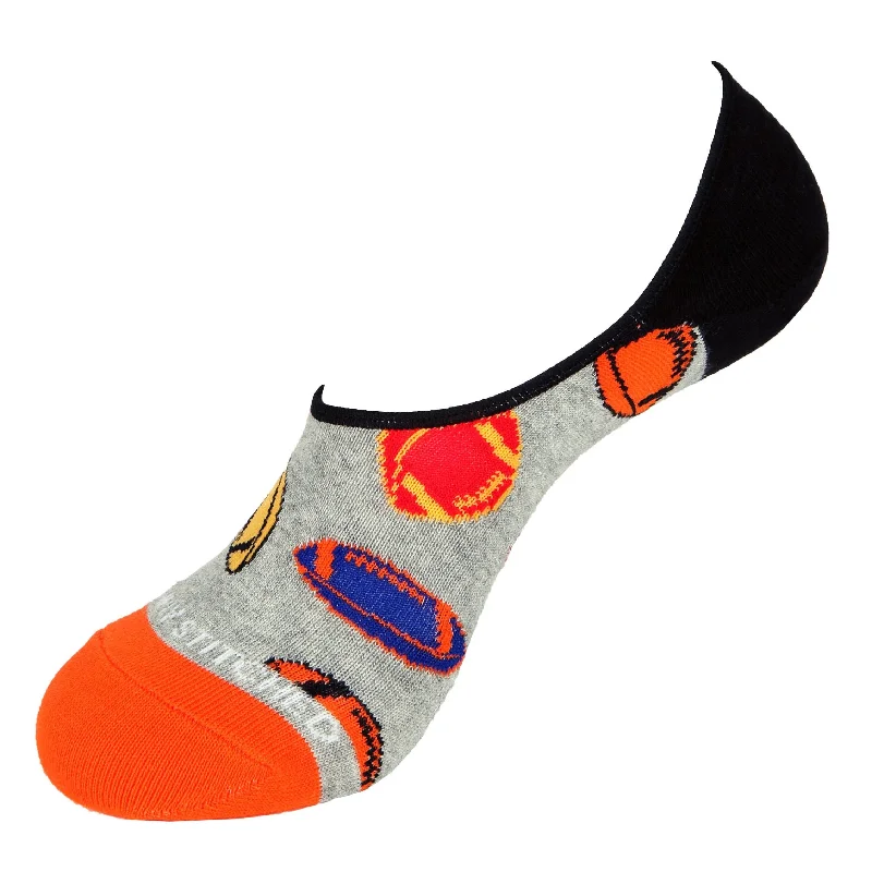 Women's non - slip socks for safetyFootballs-No Shows
