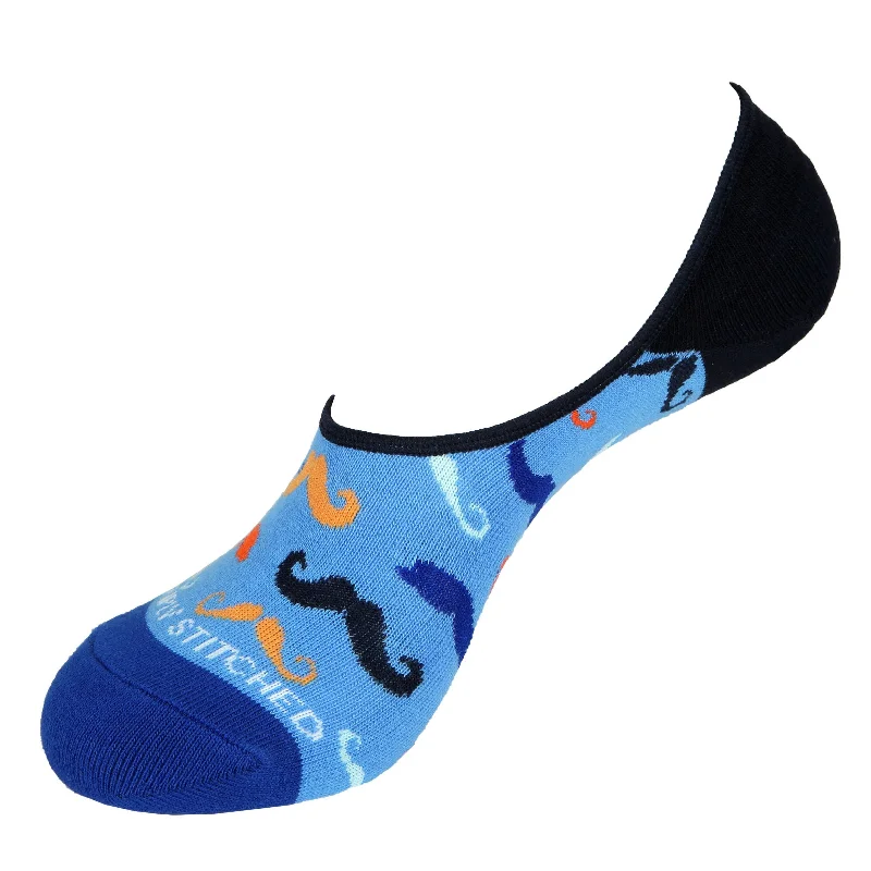 Women's sheer over - the - knee socks for a sexy appealMustaches-No Shows