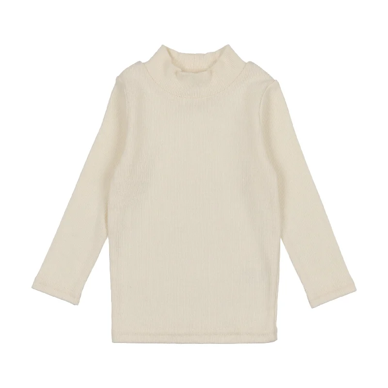 Lil Legs Bamboo Mockneck - Natural