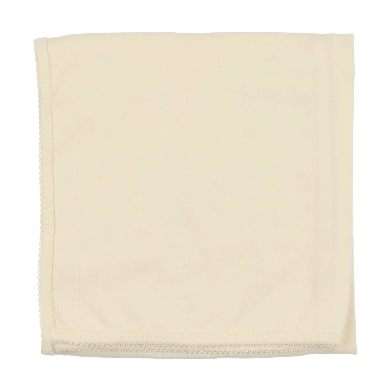 Lilette Vine Pointelle Blanket - Cream