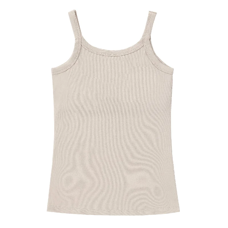 Petit Clair Basics Girls Cami Undershirts with Support - 2-Pack Nude